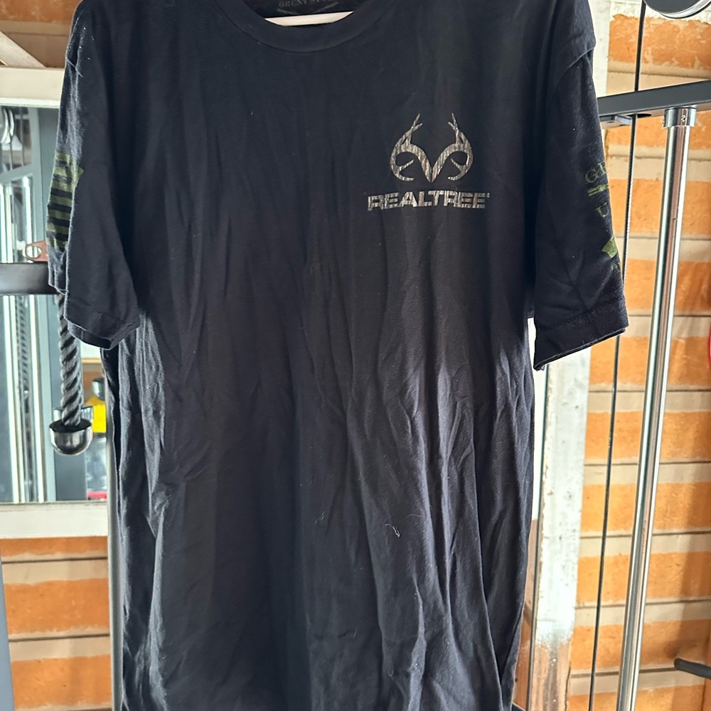 Realtree Black Men's T-Shirt